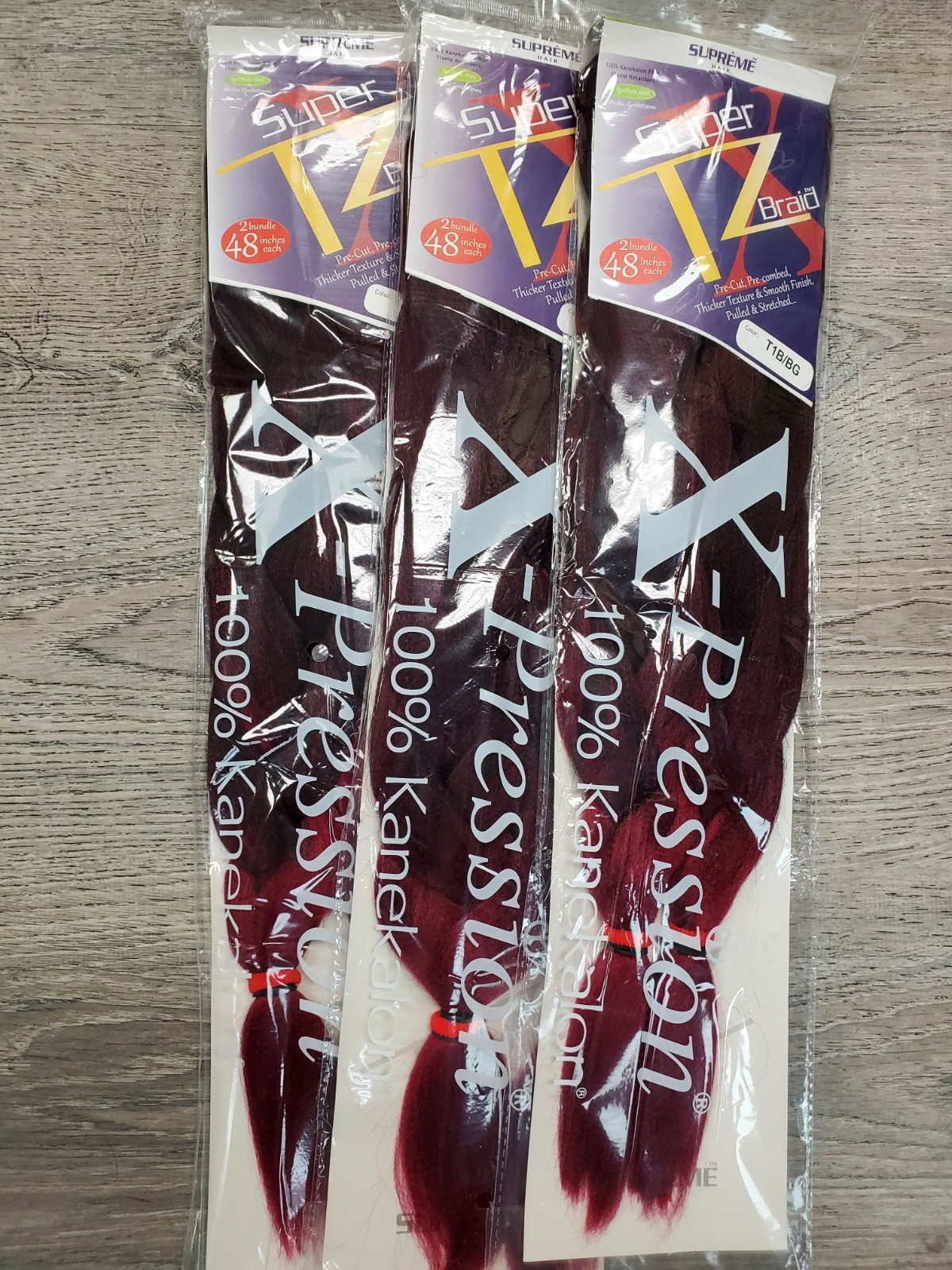 Supreme Super X TZ 2 Bundle 48” Synthetic Hair 100% Kanekalon [PACK OF 3]