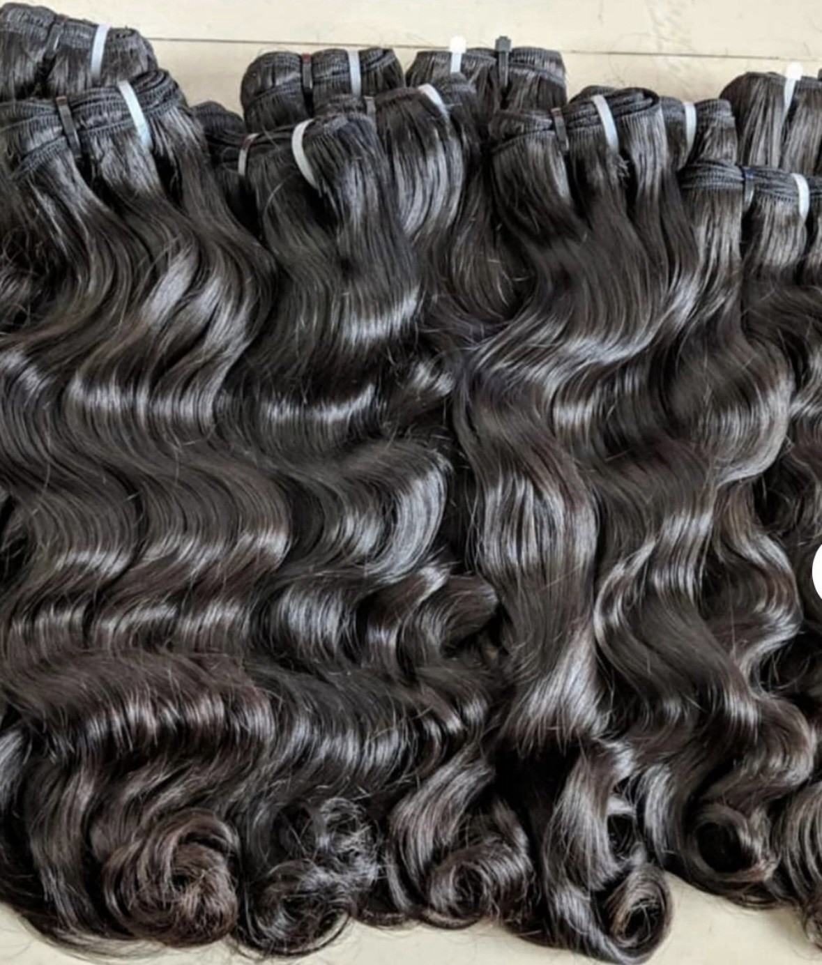 Raw Indian Human Hair Bundles Virgin Unprocessed Weave Extension