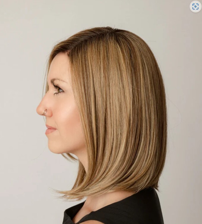 Rene of Paris Layered Bob Wig Lace Front Brown Coffee Latte Alexander Couture