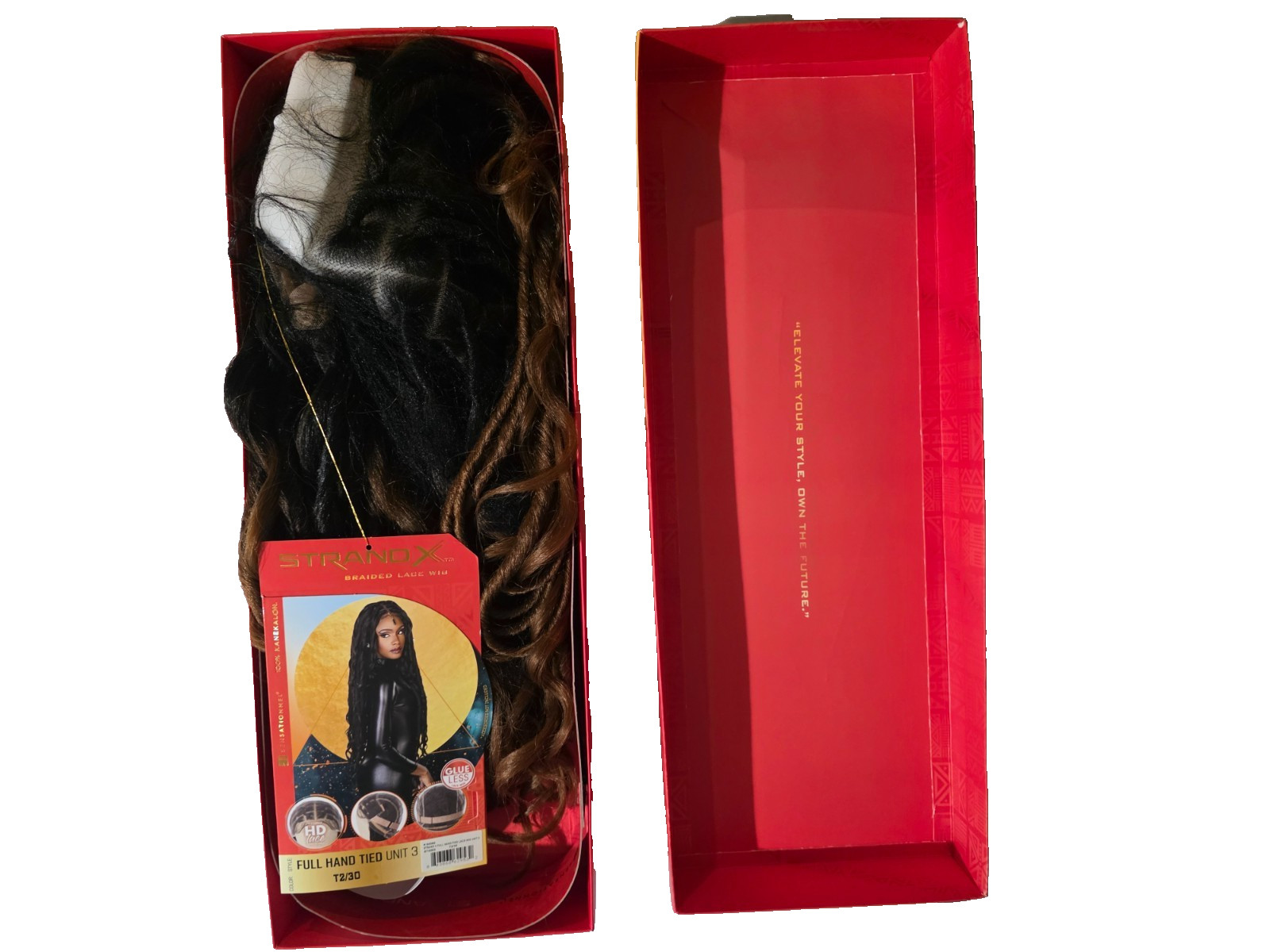 Sensationnel Strand X Glueless HD Full Lace Hand-Tied Braided Wig – UNIT 3 T2/30