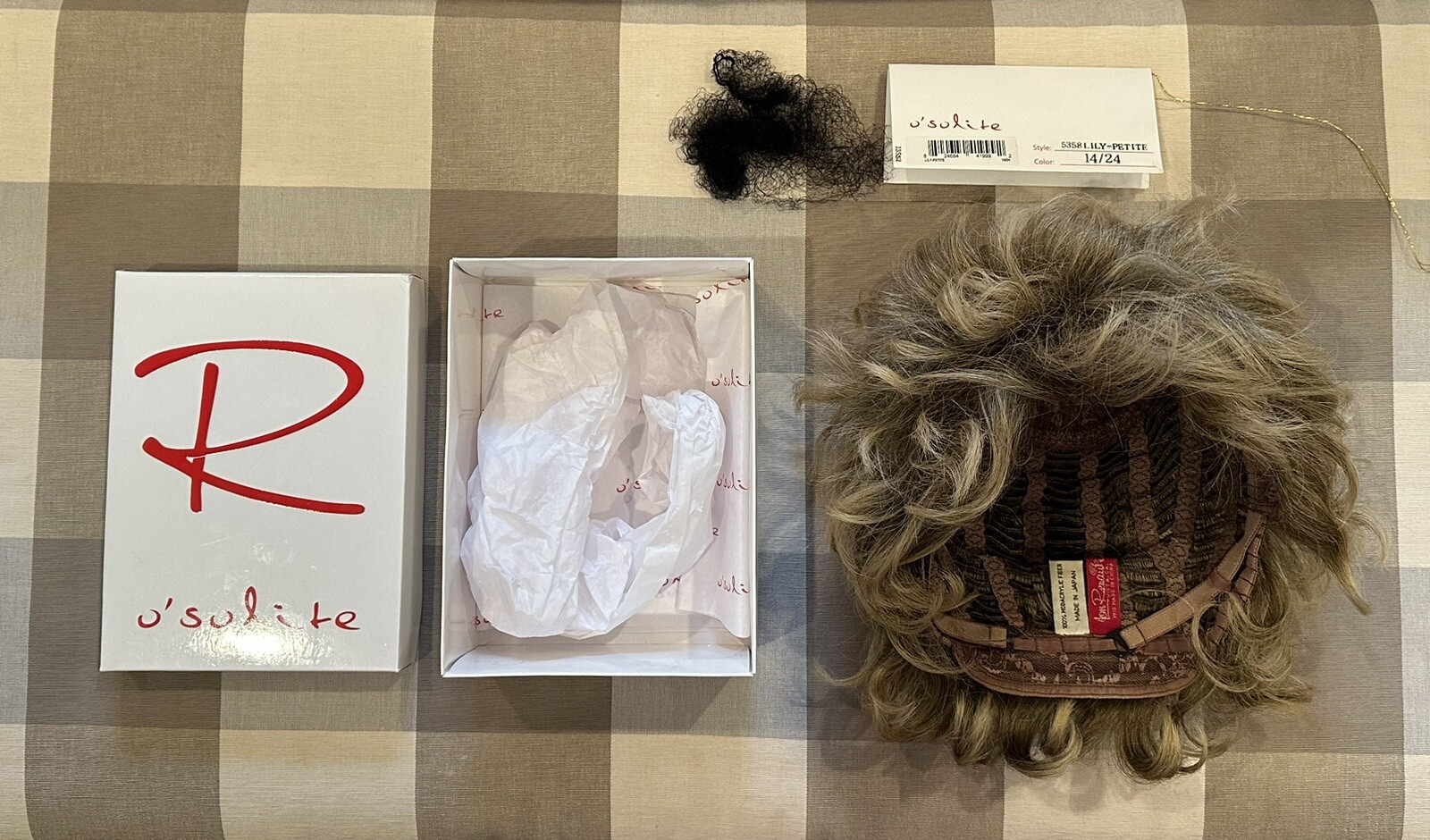 Jon Renau Wig Brown Low Lights Nature Blend Modacrylic Fiber