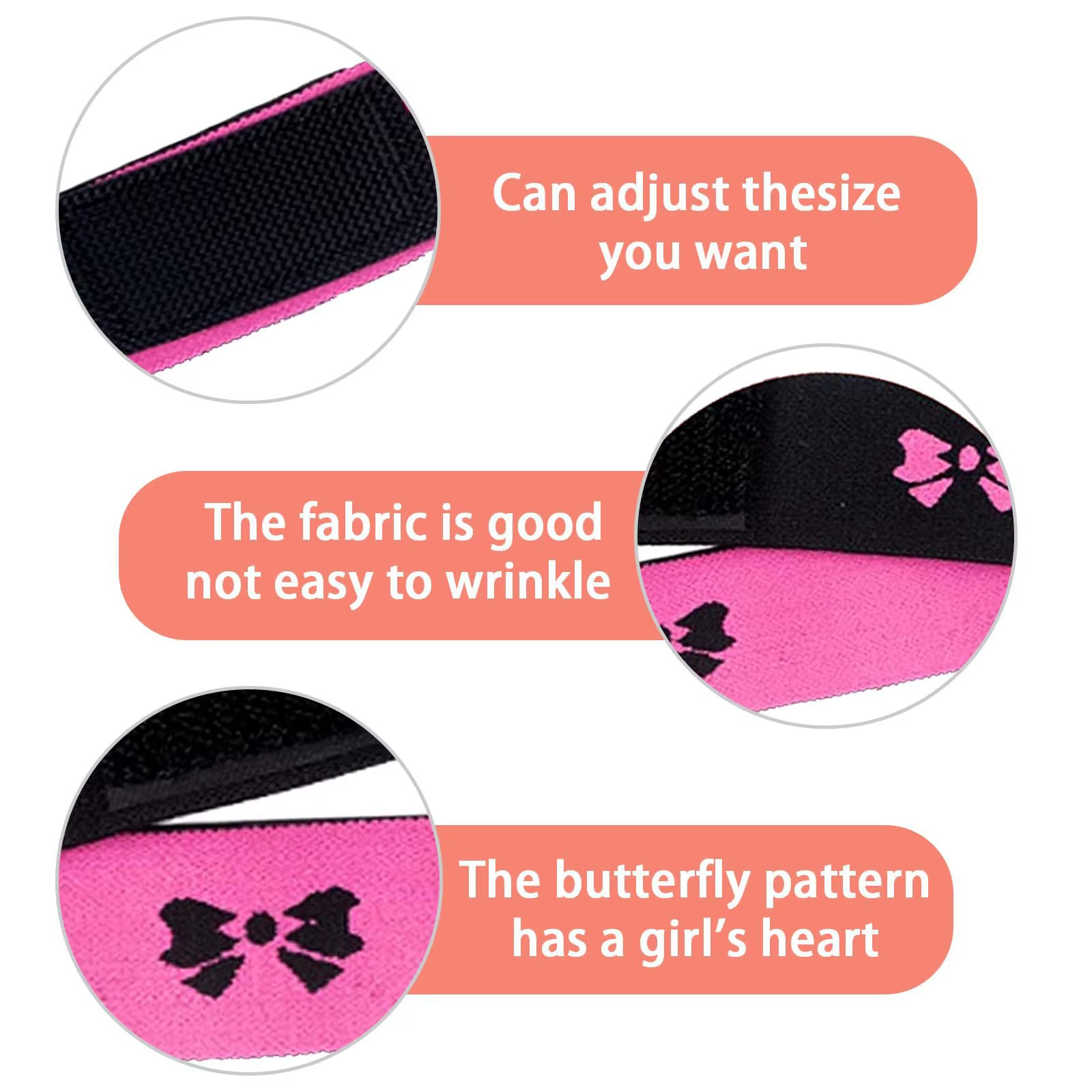 1/5/10Pcs Wig Melt Band Elastic Edge Wrap Adjustable Lace Melting Band