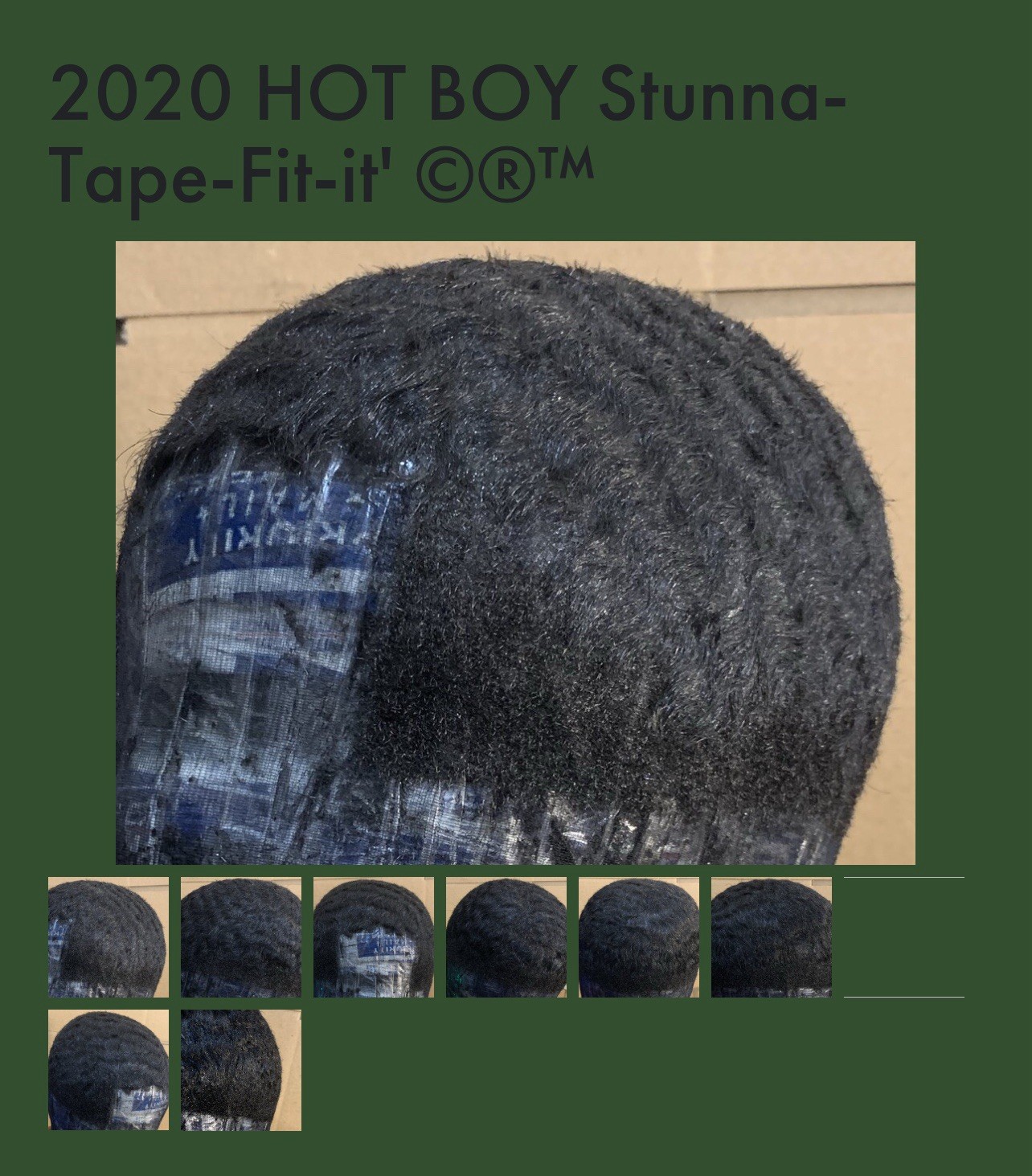 hand made Wave Low Cut Stunnatape Toupee Men Weave
