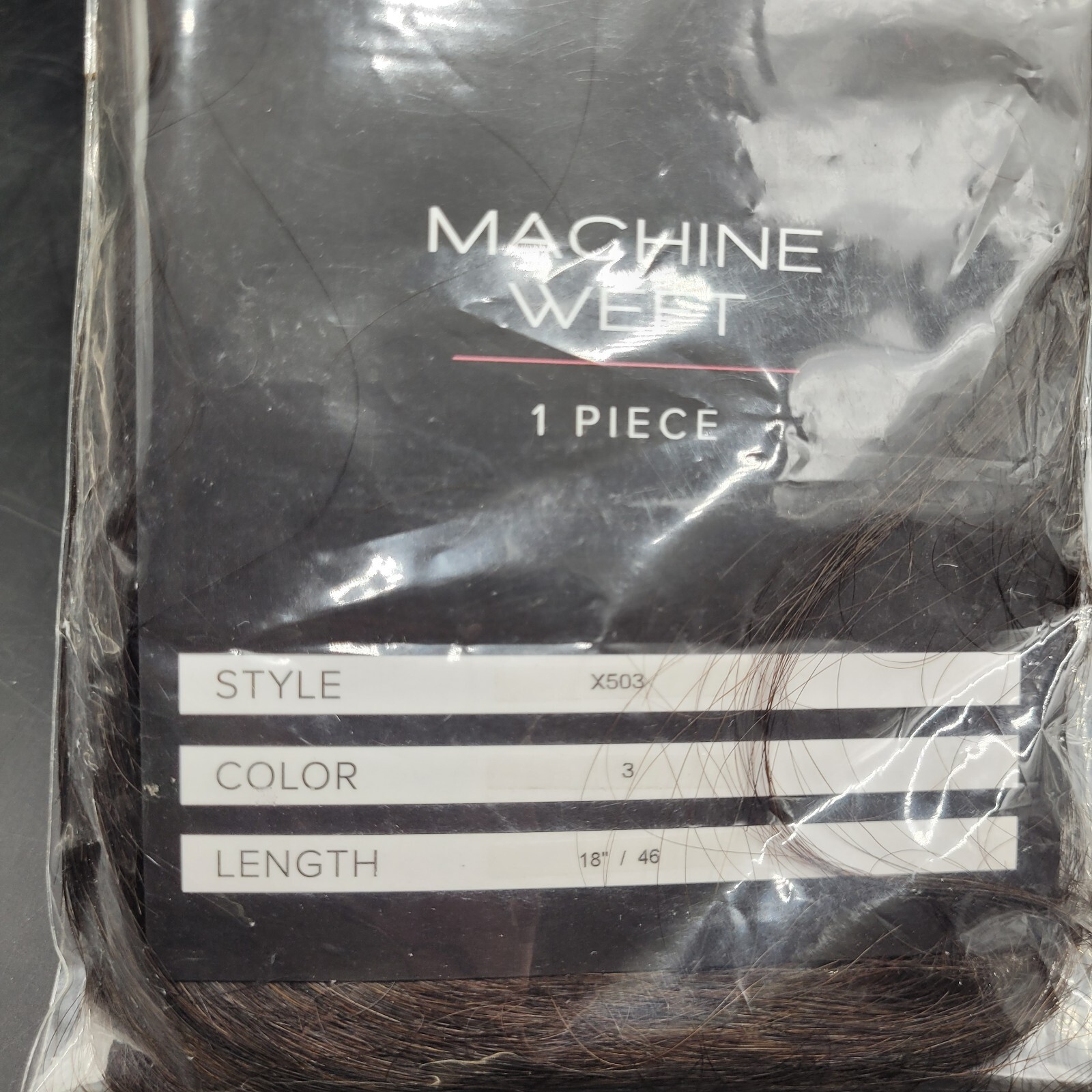 Hotheads Machine Weft Style X503 Color 3 Length 18″ Remy Human Hair Extensions