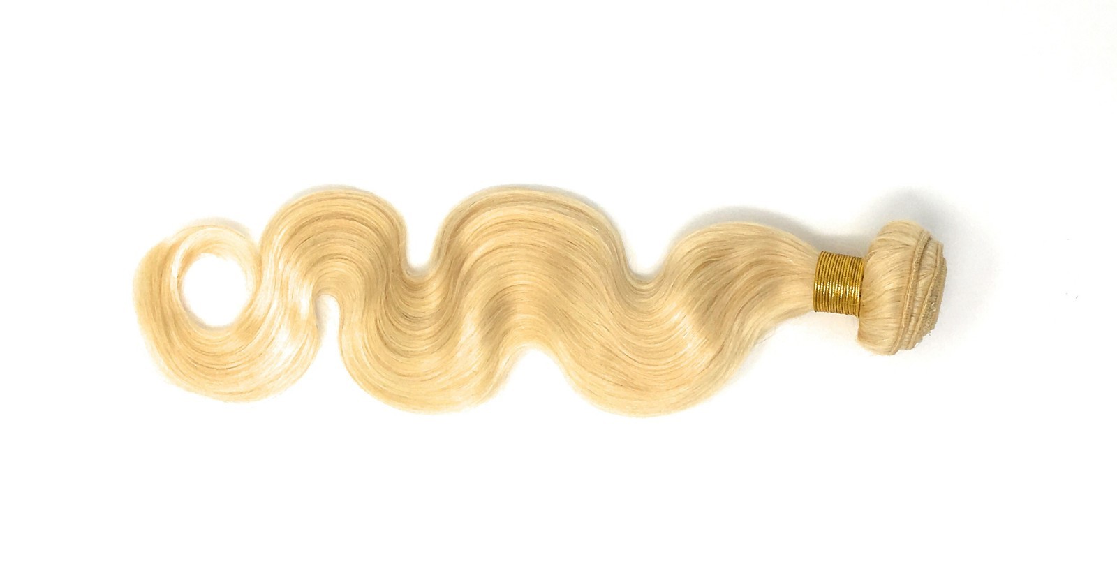 Russian Blonde 613 Body Wave Straight Deep Wave Quality Human Hair One Bundle