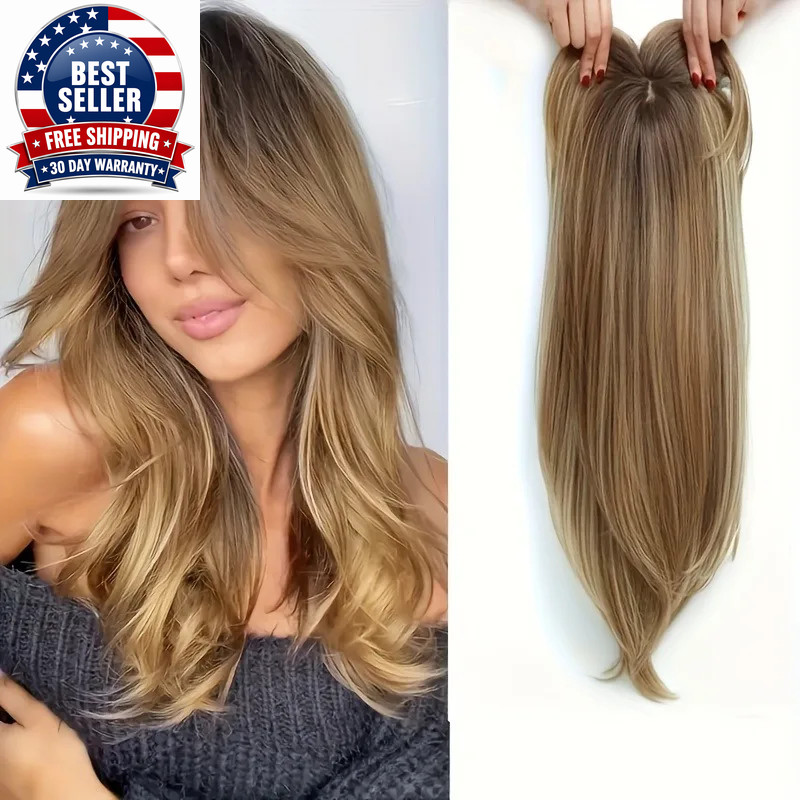 [22 Inch Straight Wig Block] Elegant 22 Inch Women’S Straight Synthetic Wig Bloc