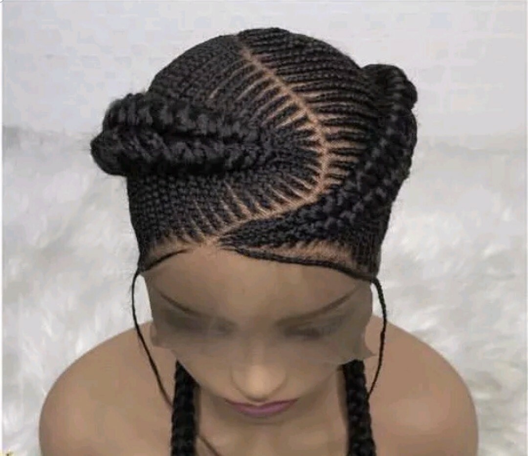 Braided wig:Handmade full lace Cornrow braids,PRE-ORDER ONLY.2-3WEEKS. Loc USA