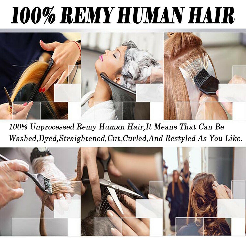 Weft Sew In Remy Human Hair Extensions Double Weave Hair Bundle Full Head Thick