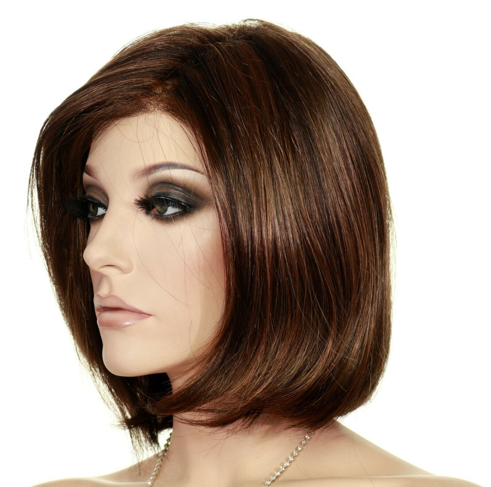 KRISTEN SMART LACE FRONT WIG RENAU COLOR FS6.30.27 TOFFEE TRUFFLE GREY BOB STYLE