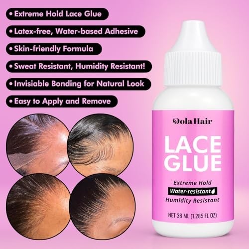 Lace Wig Glue Kit 5 Piece Waterproof Adhesive for Hair Extensions