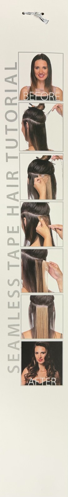 Sepia Sunset Ultra Premium Remy Human Hair 18″ Tape-In Extensions 12pcs #8/22