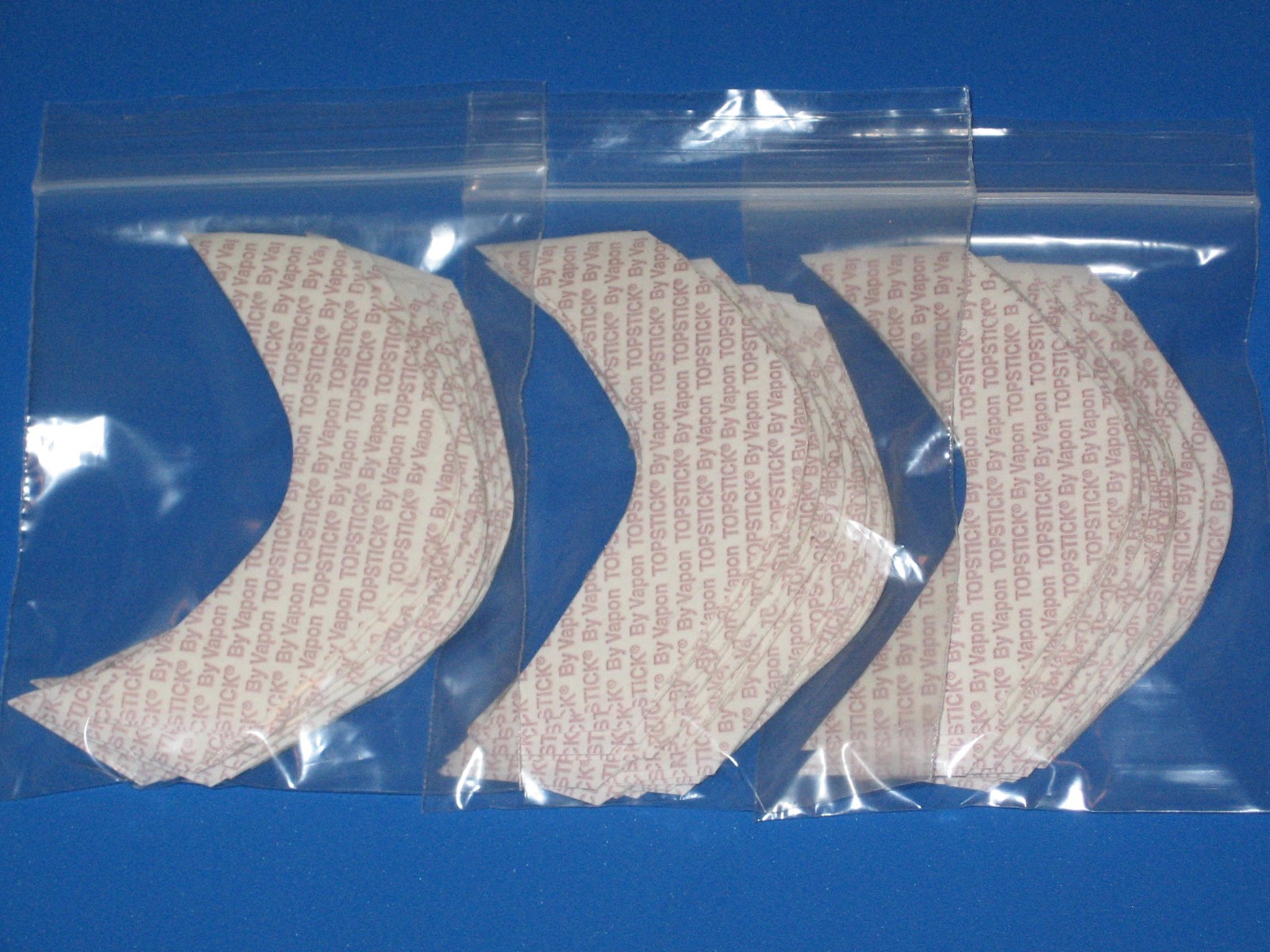 VAPON TOPSTICK Plus Custom Cut Front”B”Curve Tape,Clear,Double-sided 75 Pc~Wigs