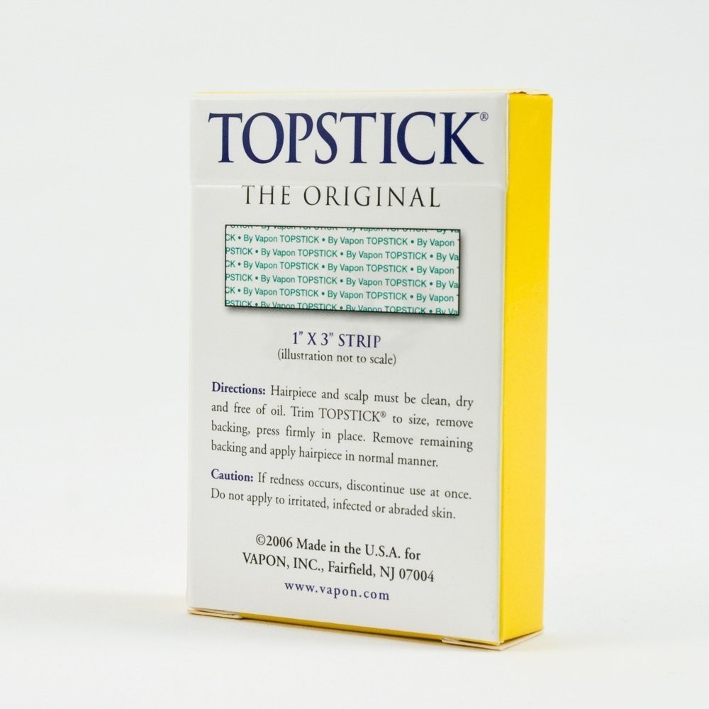 1 x 3 Topstick Double-Sided Tape, 50 Strips/Box, Hypo-Allergenic, Clear (2 Boxes