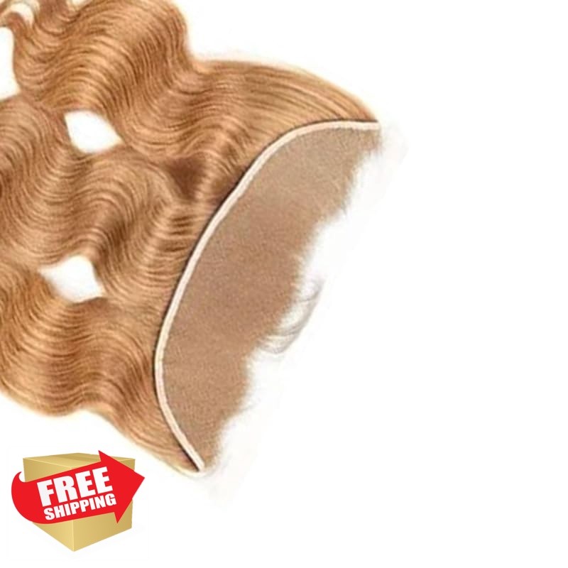 YiweYowe #27 Blonde 28 Inch Lace Closure