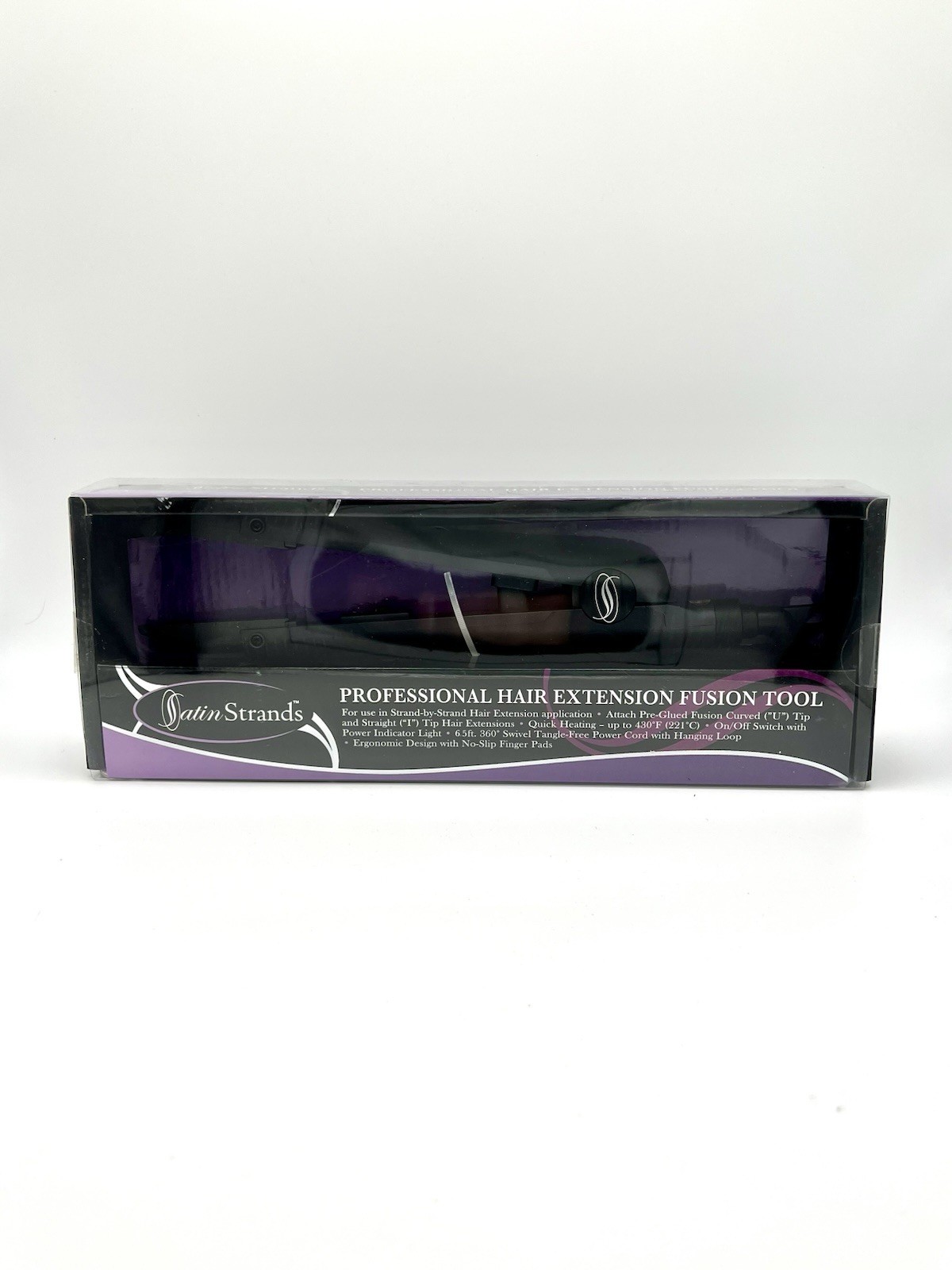 Satin Strands Professional Hair Extension Fusion Tool Heat Iron New In Box