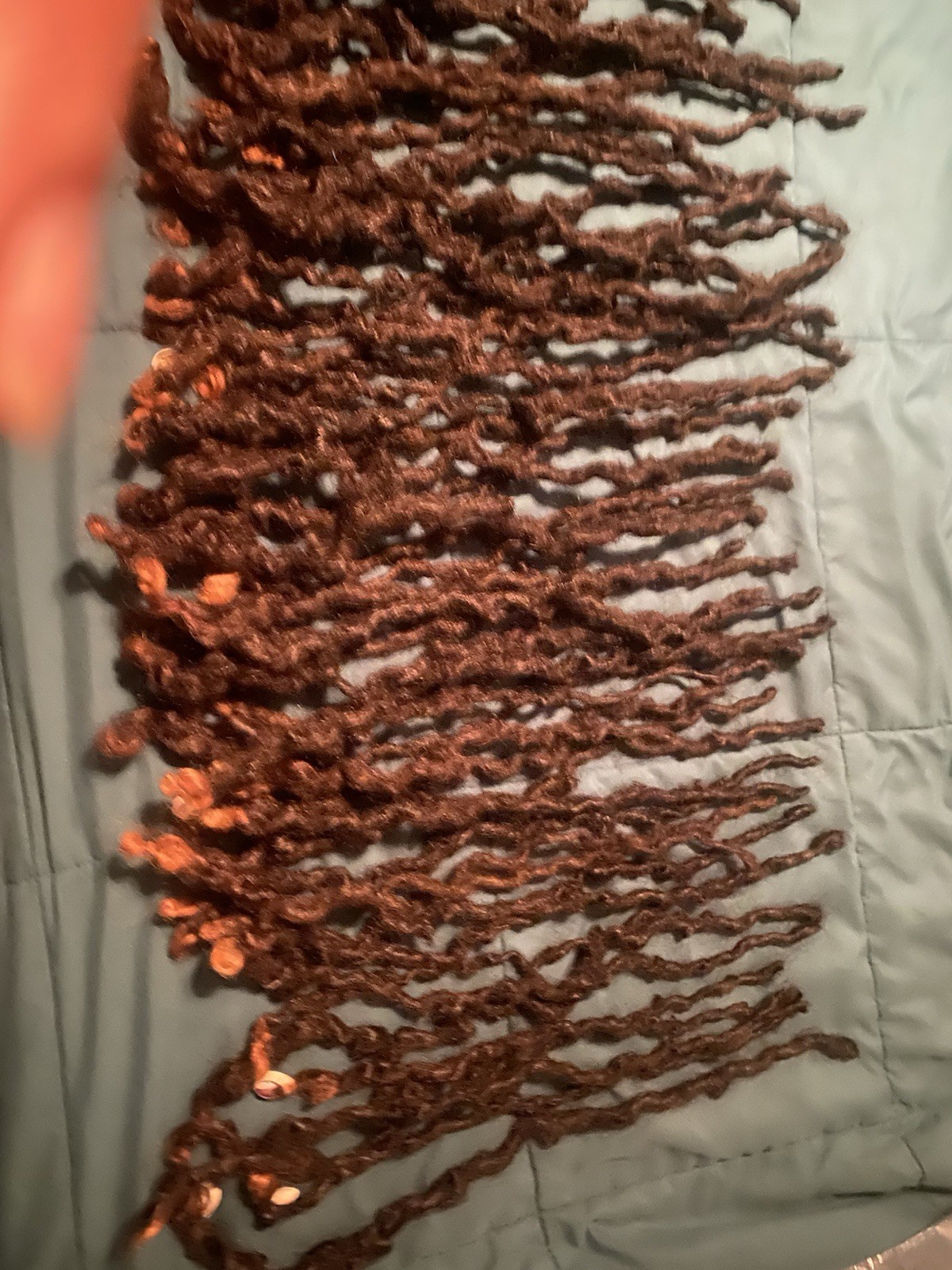 Human Hair Dreadlocks 100% Real 16-19” In Length