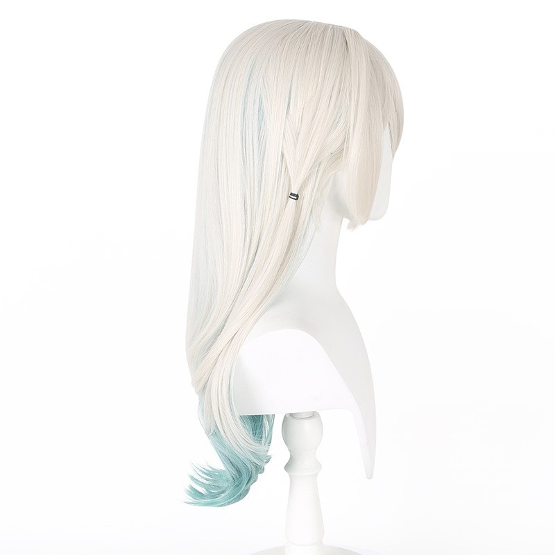 Honkai Star Rail Firefly Long Silver Blue Ombre Wig Heat Resistant Cosplay Party