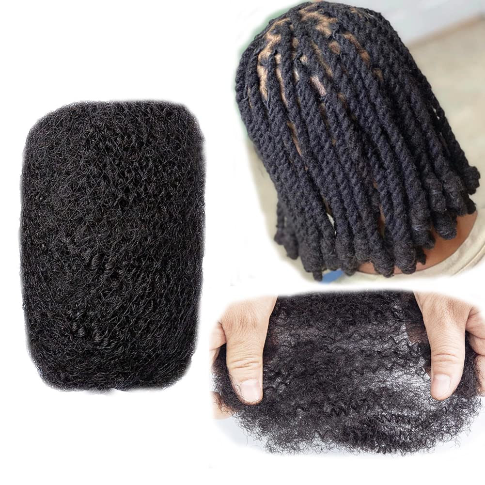JOJOLOVEU 100% Human Hair Kinky Curly Crochet Hair Afro Bulk For Dreadlock Ex…