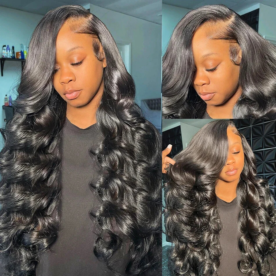 13×4 13×6 Lace Front 360 Lace Frontal Wig Human Wigs Women 5×5 Wig 200 Density