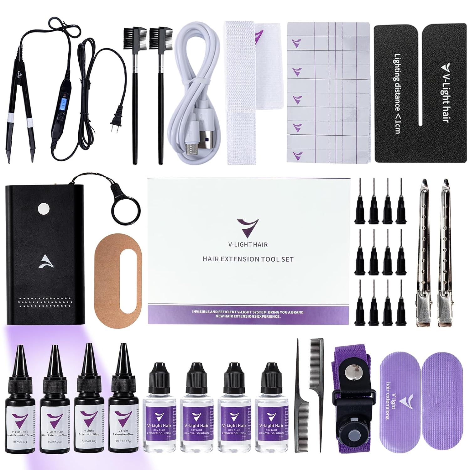 V Light Premium Hair Extensions for Effortless Glamour and Style