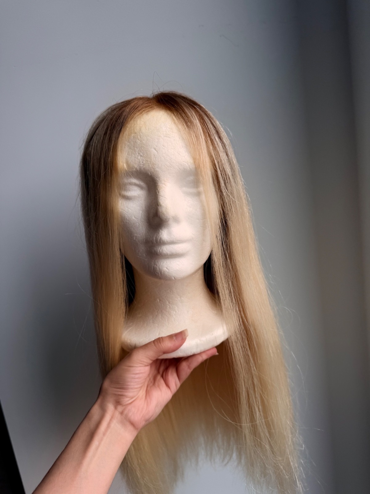 House of Wigs – Francesca HD Film Lace Blonde Human Hair Wig Medium Size
