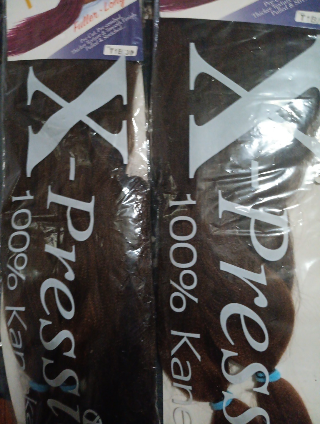 Lot Of 2 100% Kanekalon X-pression 60″ Braiding Hair