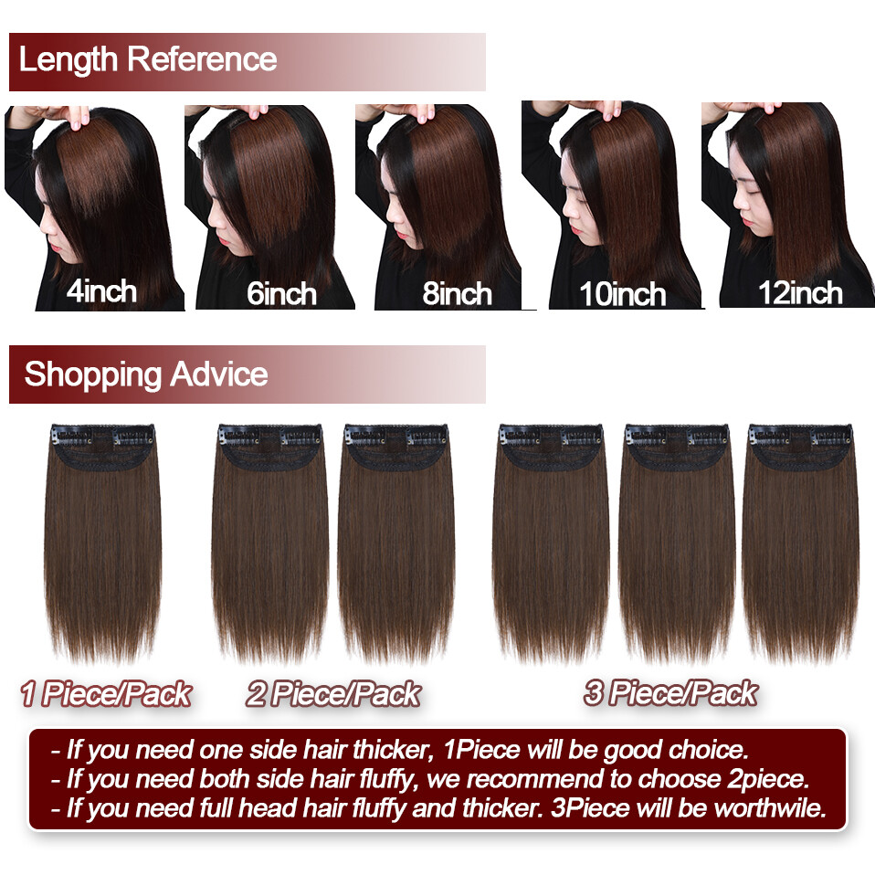4″6″8″10″12″ Short Mini Clip In 100% Remy Human Hair Extensions One Piece Weft