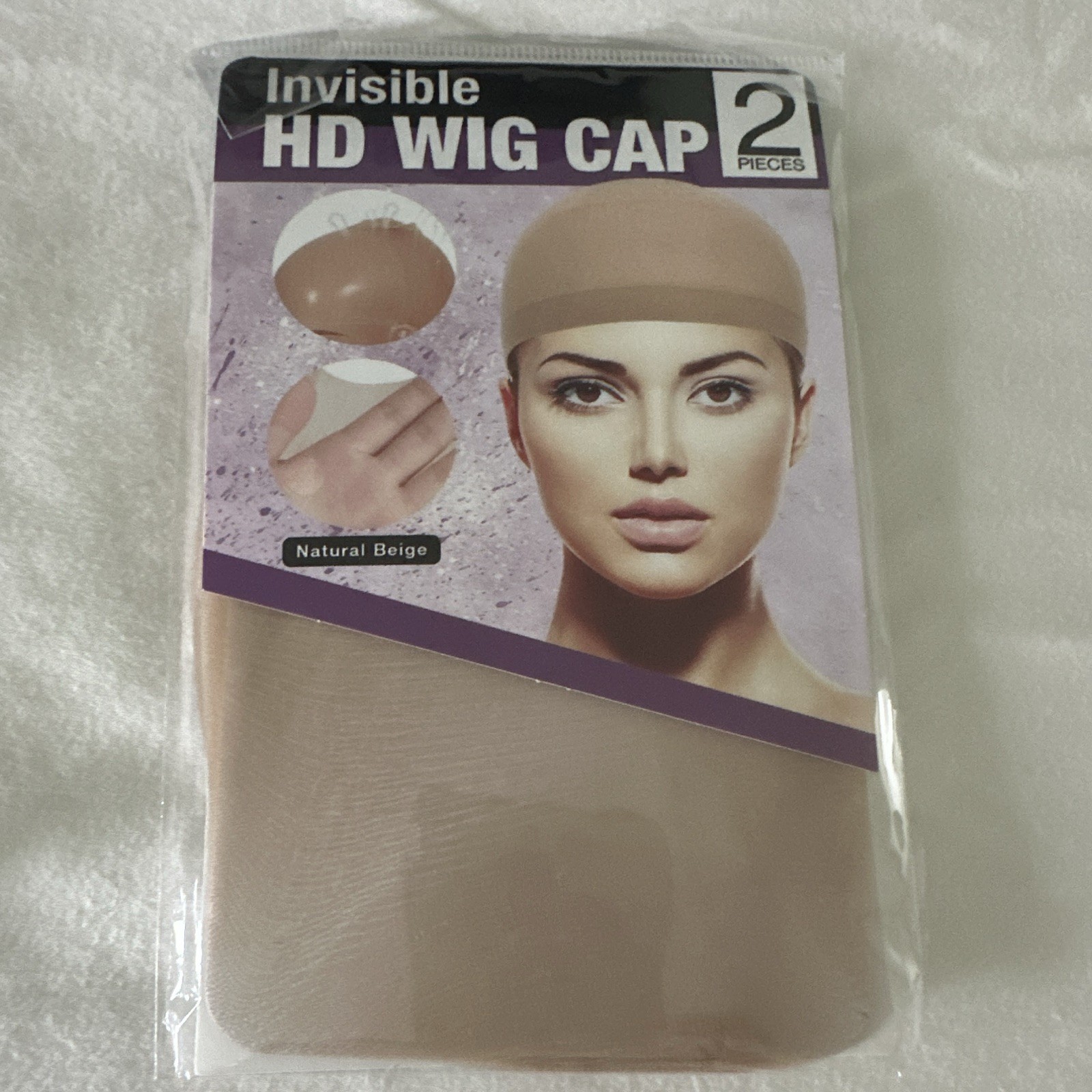 Dream Deluxe Wig Cap 2 Pc Tan Superior Quality One Size Poly Material New