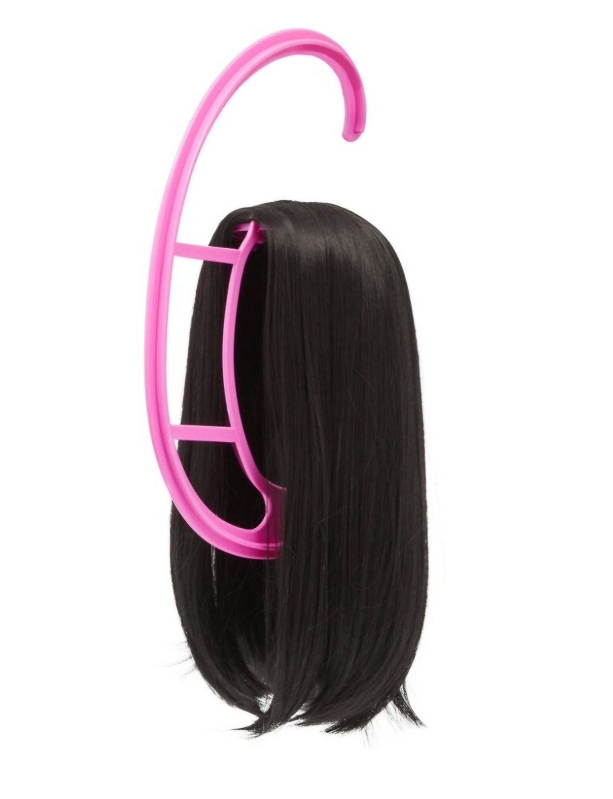 6 Pack Wig Hangers Pink Plastic Wig Holder Drying Rack Extension Storage Hooks