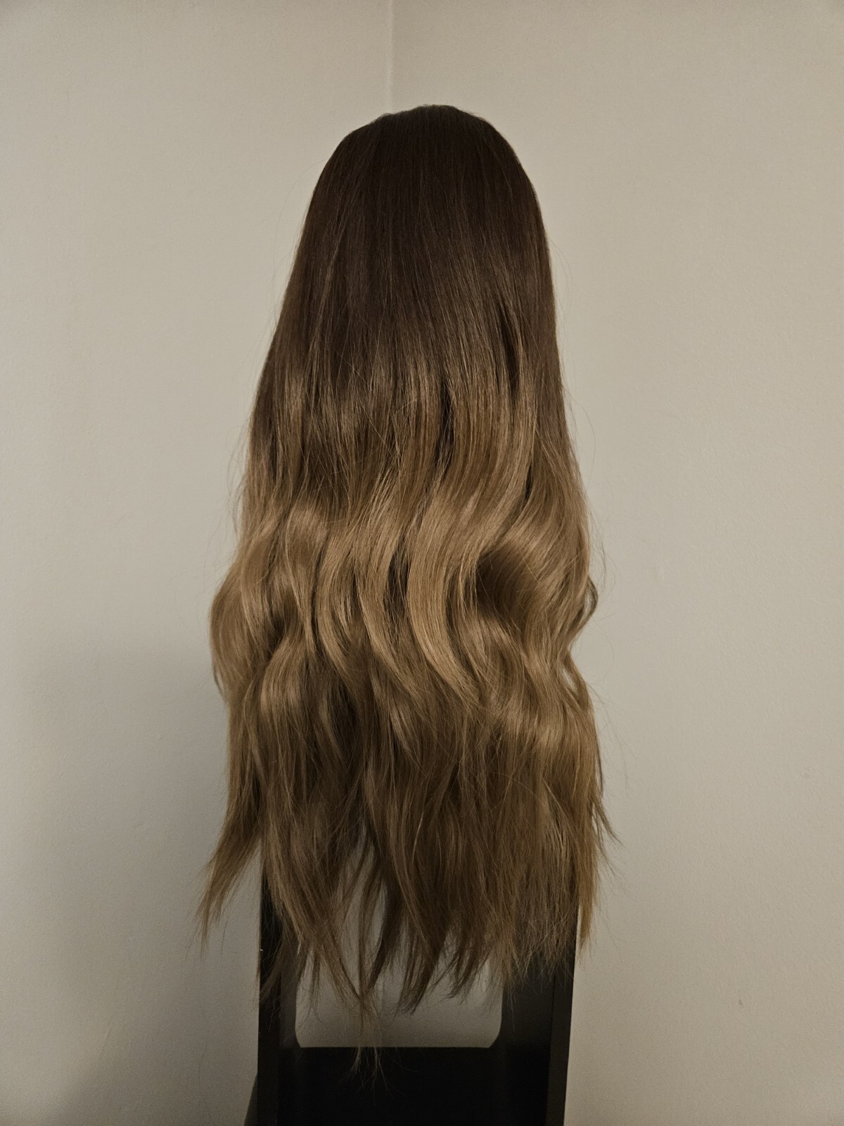 SUPER NATURAL LOOK WAVY MIXED BROWN WOMEN’S WIG Lace Front