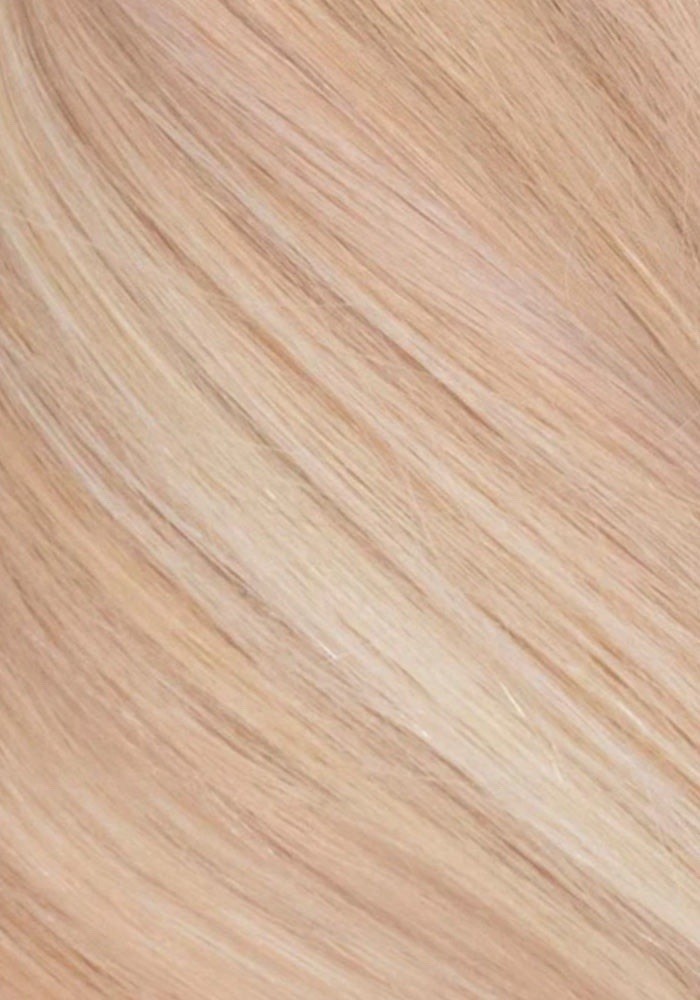 BELLAMI Silk Seam 16” Golden Hour Blonde Balayage Clip In Hair Extensions 140g