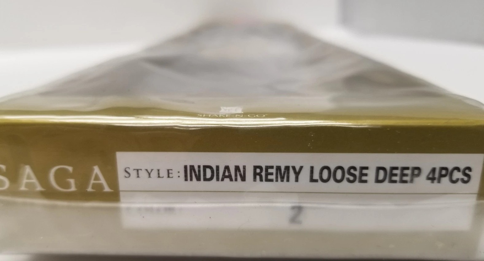 Saga Indian Remy Hair Loose Deep 4 Pcs Wet/Dry Two 10in A 12in And A 14in New