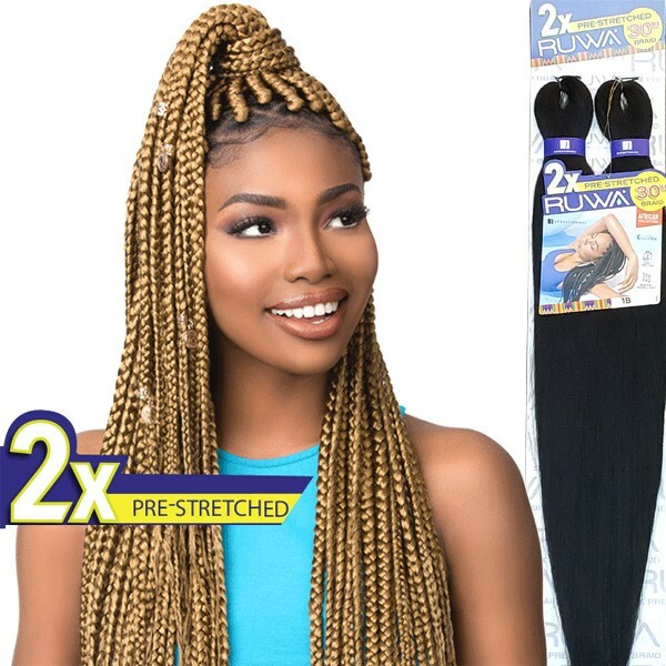 SENSATIONNEL X-PRESSION 100% KANEKALON CROCHET BRAID – 2X RUWA PRE-STRETCHED 30″