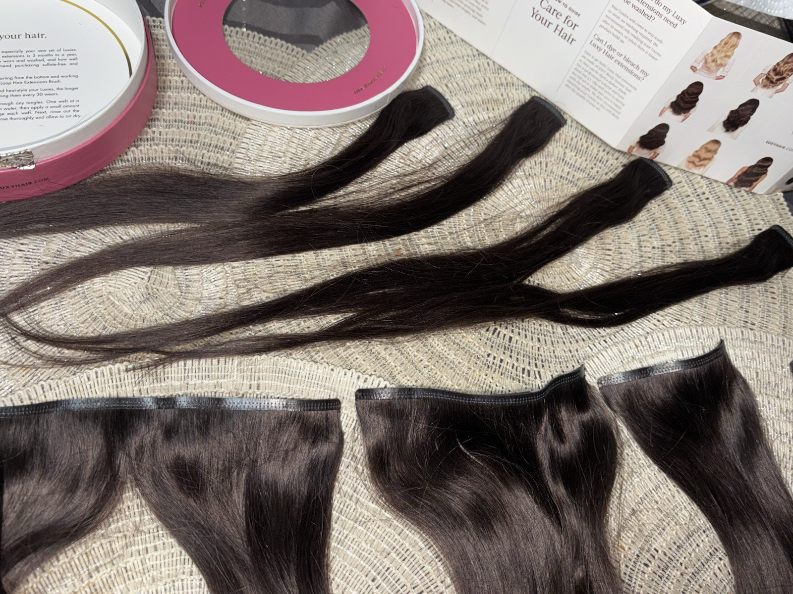 Luxy 16″ Human Hair Extensions Dimensional Rooted Dark Brown 16-140G COLOR 2A-S