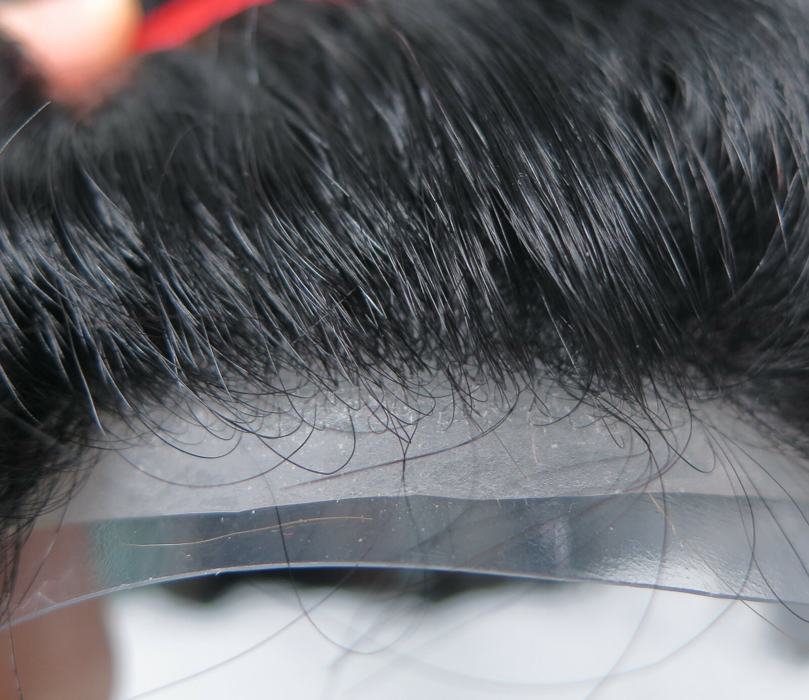 0.08mm Thin Skin Human Hair Replacement System for Men Toupee Wigs Hairpieces