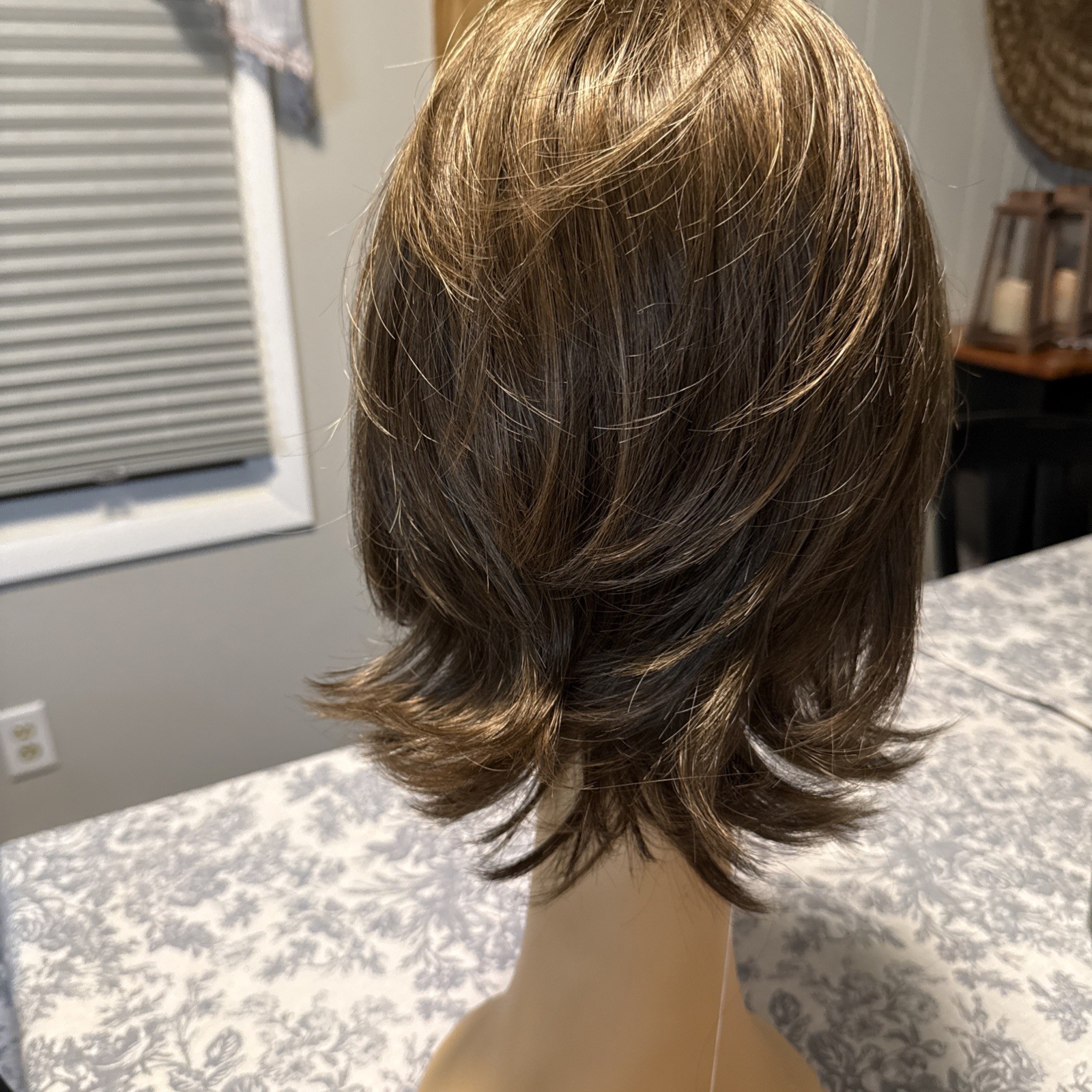 Estetica Designs Front Lace Line Wig Blake R9/12 Dark Brown Medium Length