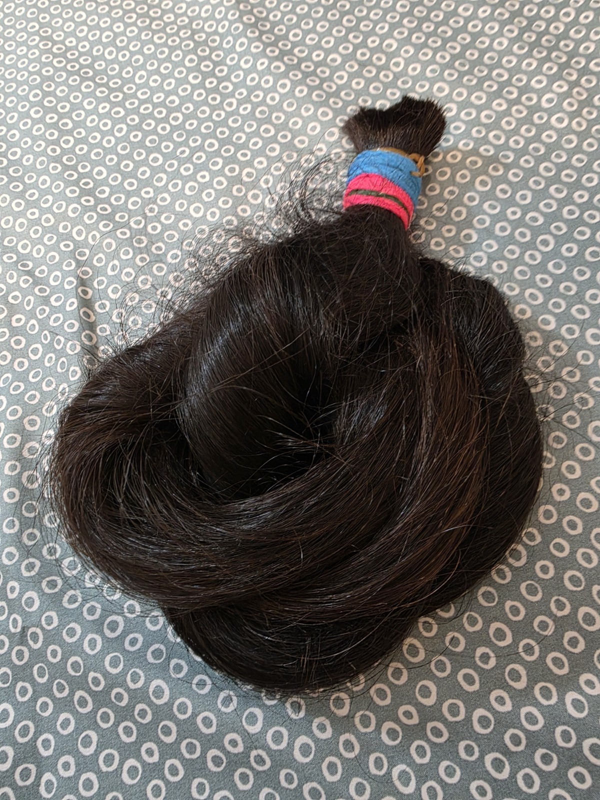 Human Hair Straight Black soft silky 60+ inches 303.6g 1pc