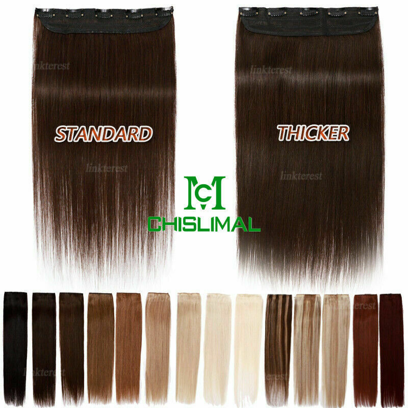 12-32inch 100g Remy Clip In Human Hair Extensions 3/4 Full Head Weft Custom Made
