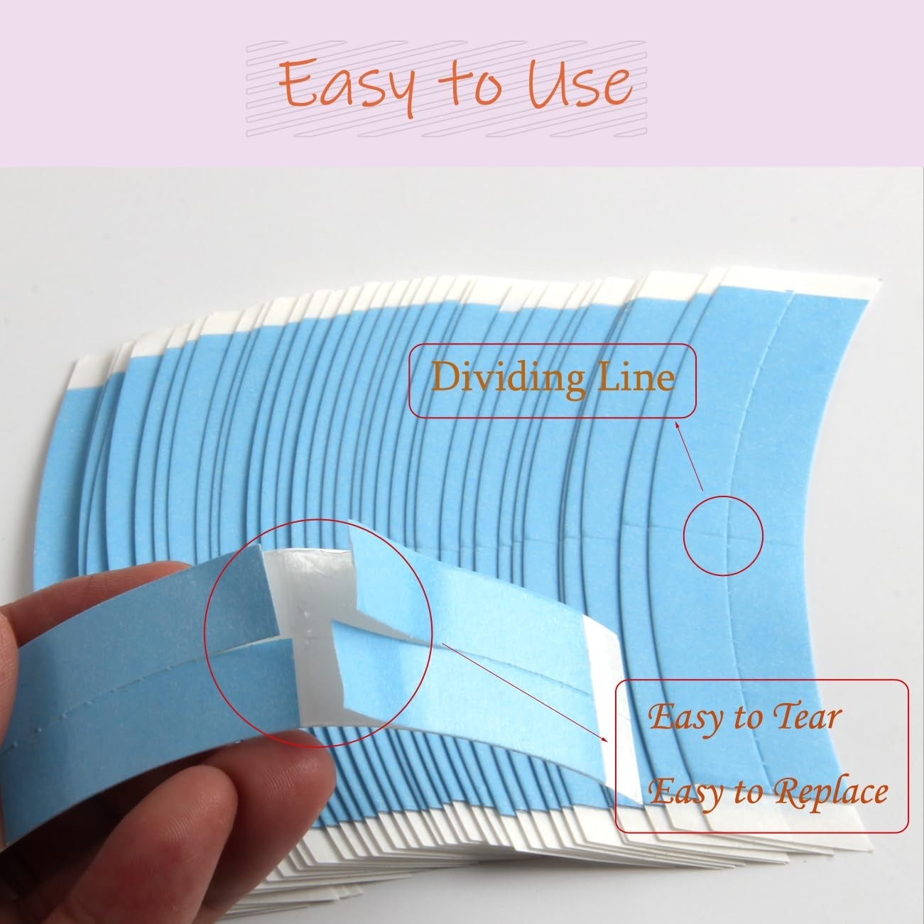 36 Pcs Lace Front Tape for Wigs, Waterproof Double Sided Strong Adhesive Wig …
