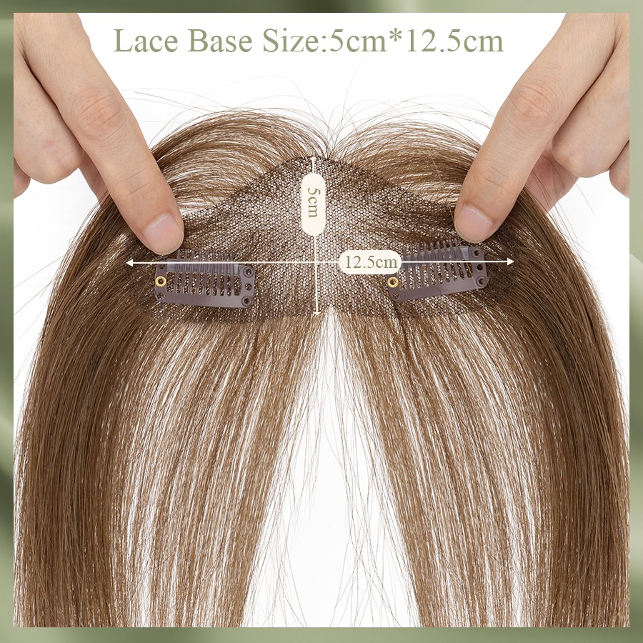 Clip In Front Bang 100% REAL REMY HUMAN Hair Fringe Piece Extensions for Women