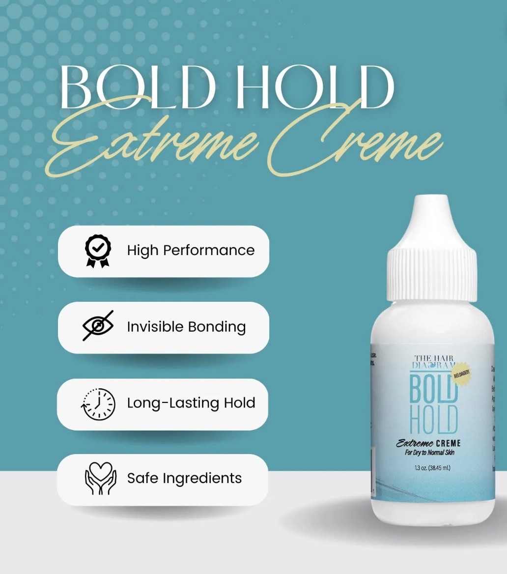 (2 PCK)The Hair Diagram Bold Hold Extreme Glue Invisible Bonding Long Lasting