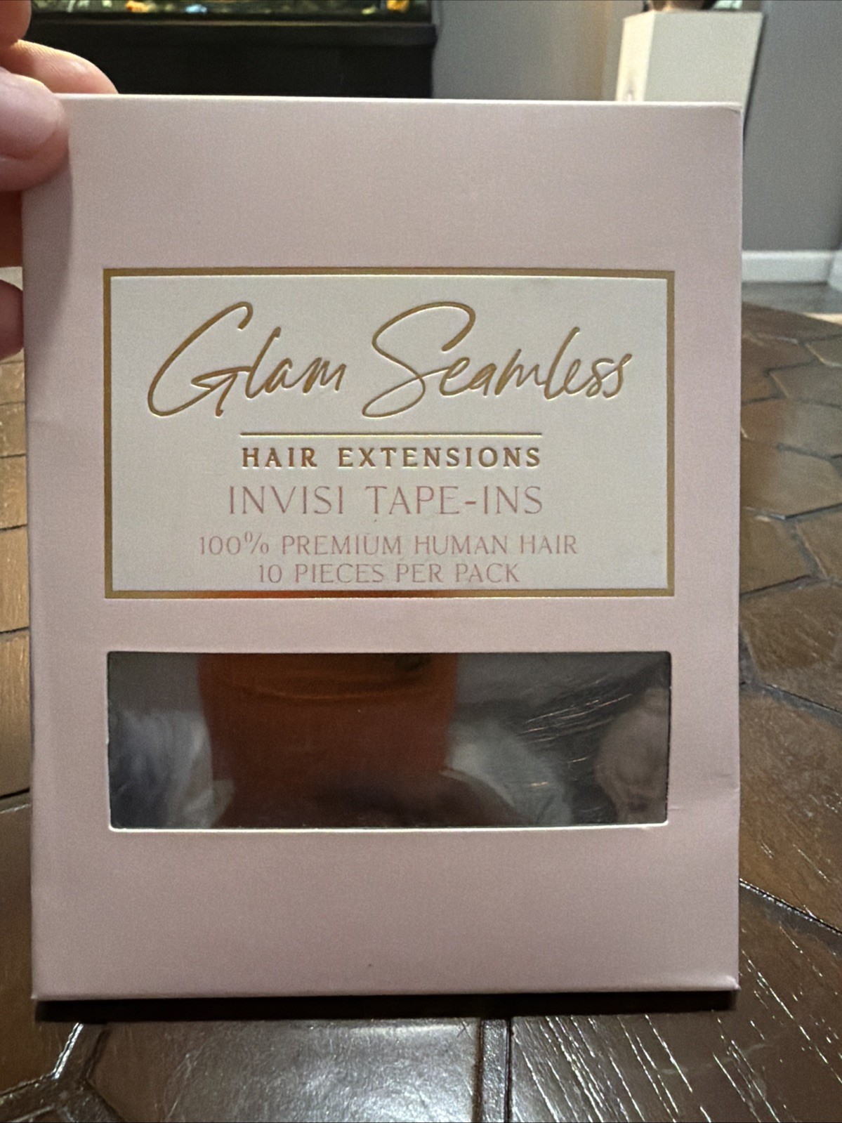 Glam Seamless Hair Extensions INVISI TAPE-INS 20in Color #04