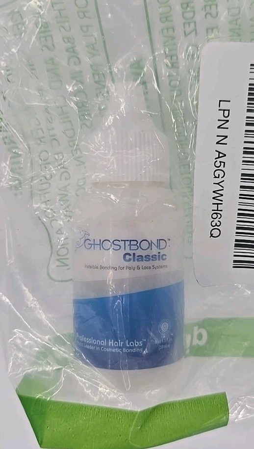 Ghost Bond Classic – Glue Invisible Bonding Poly & Lace, Wigs & Toupees 1.3 Oz
