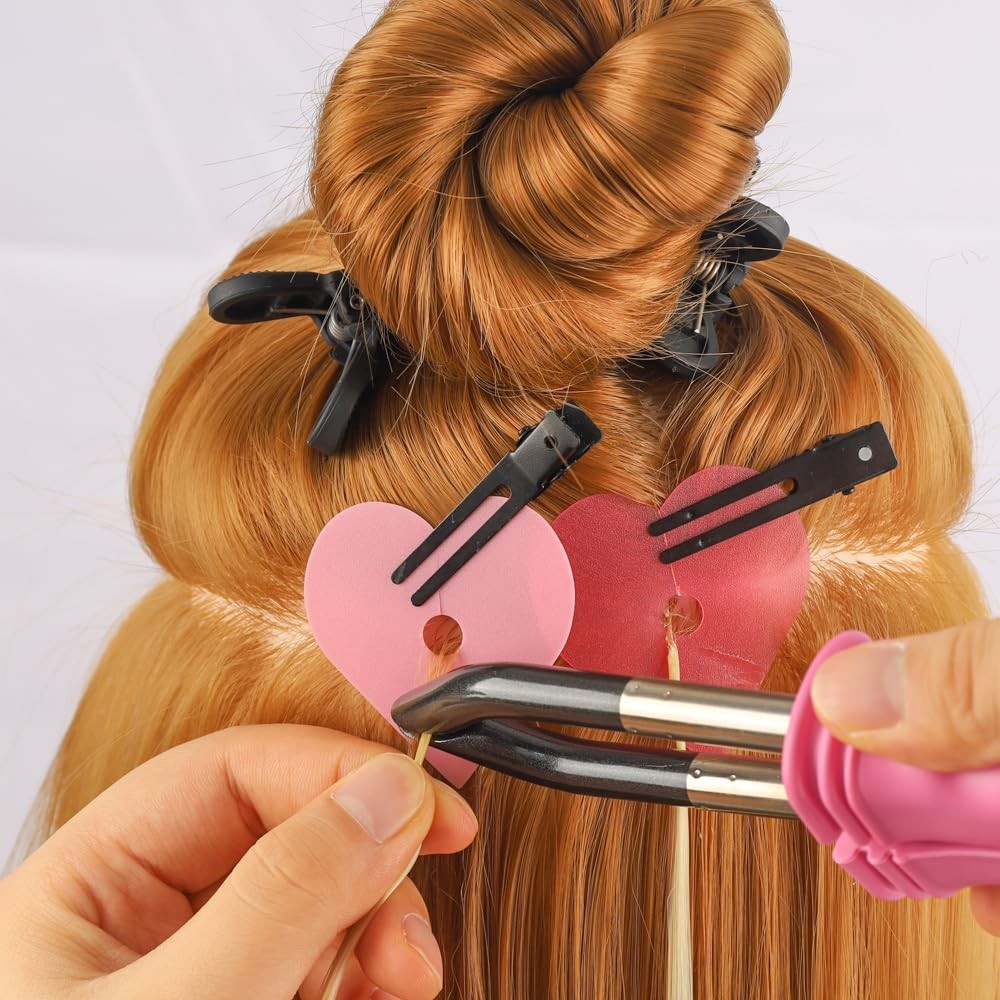 Profession Fusion Hair Extensions Tool Melting Heat Iron Hair Connector with …