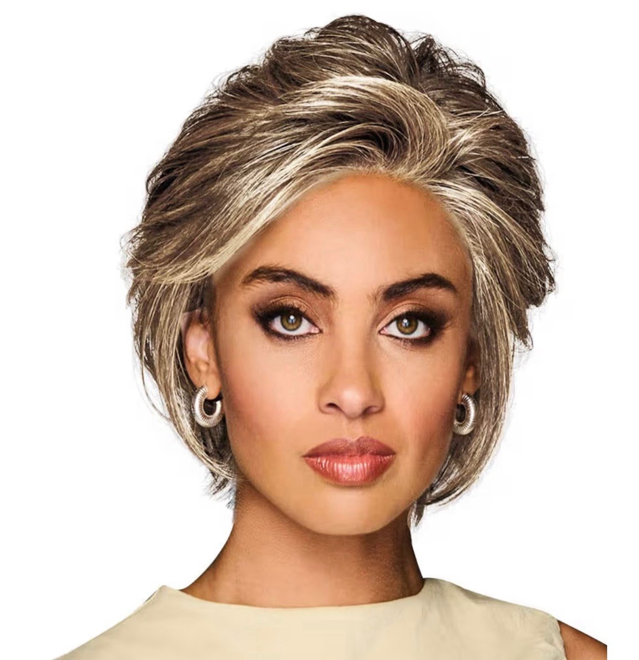 MAKE A STATEMENT by GABOR Layered, Heat Friendly, Lace Front, Mono Part Open Box