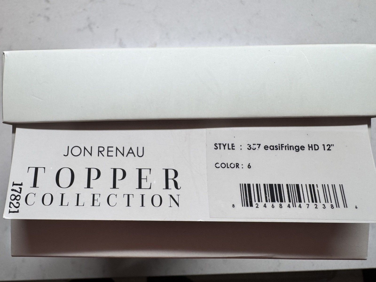EUC Rene Of Paris Hair Topper – Easifringe 12” Fudgesicle / #6 dark brunette