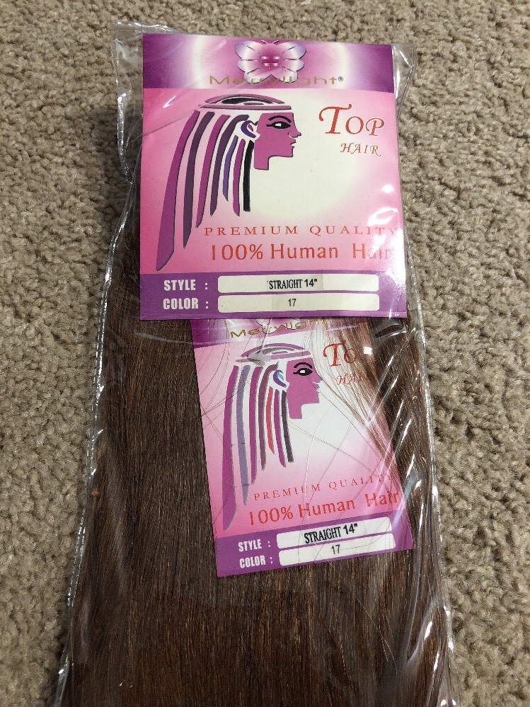 Merrylight Top Hair Unprocessed 100% Human Hair Straight Hair Wefts 100g