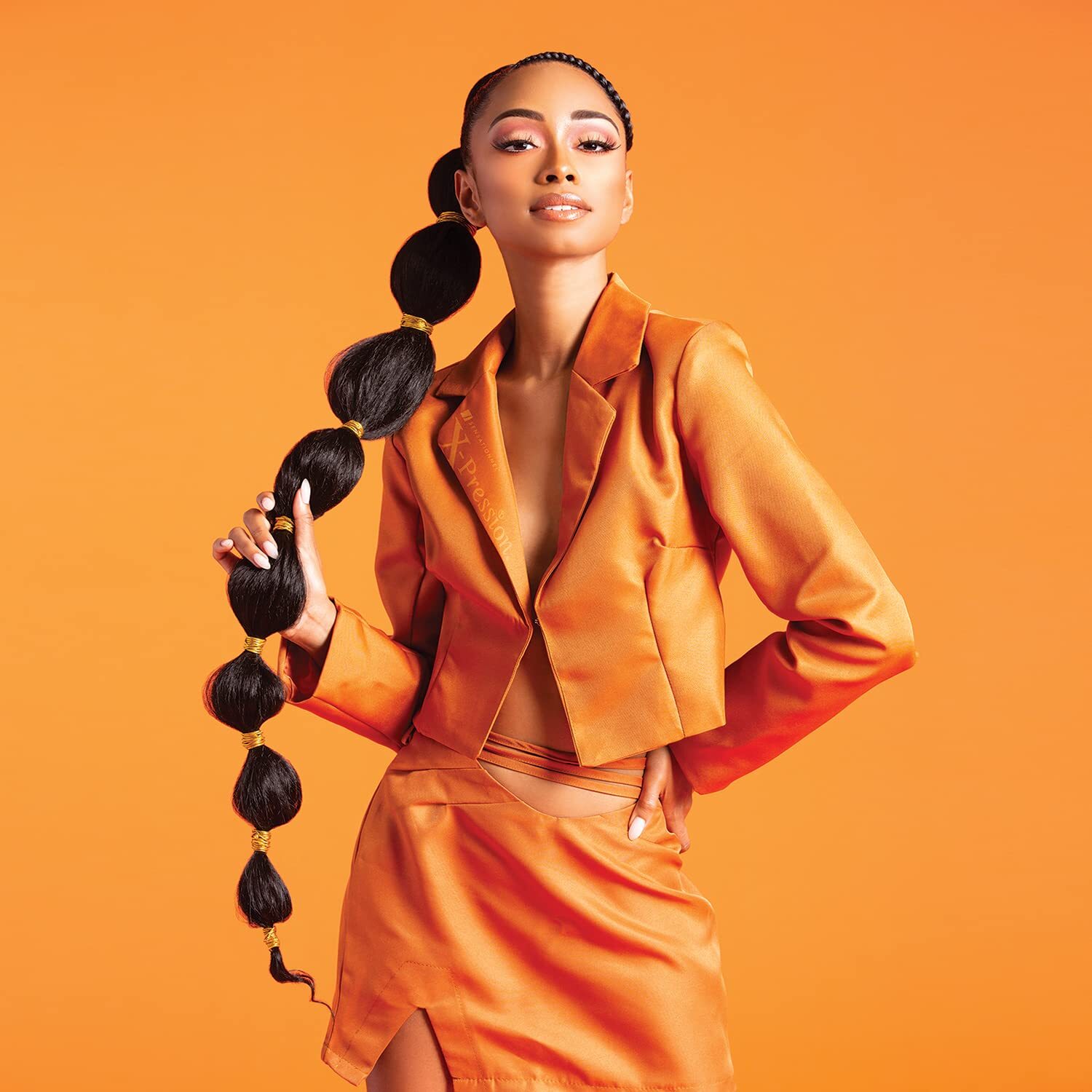 Sensationnel Xpression 1B Off Black Kanekalon Braiding Hair 100 Flame Retardant
