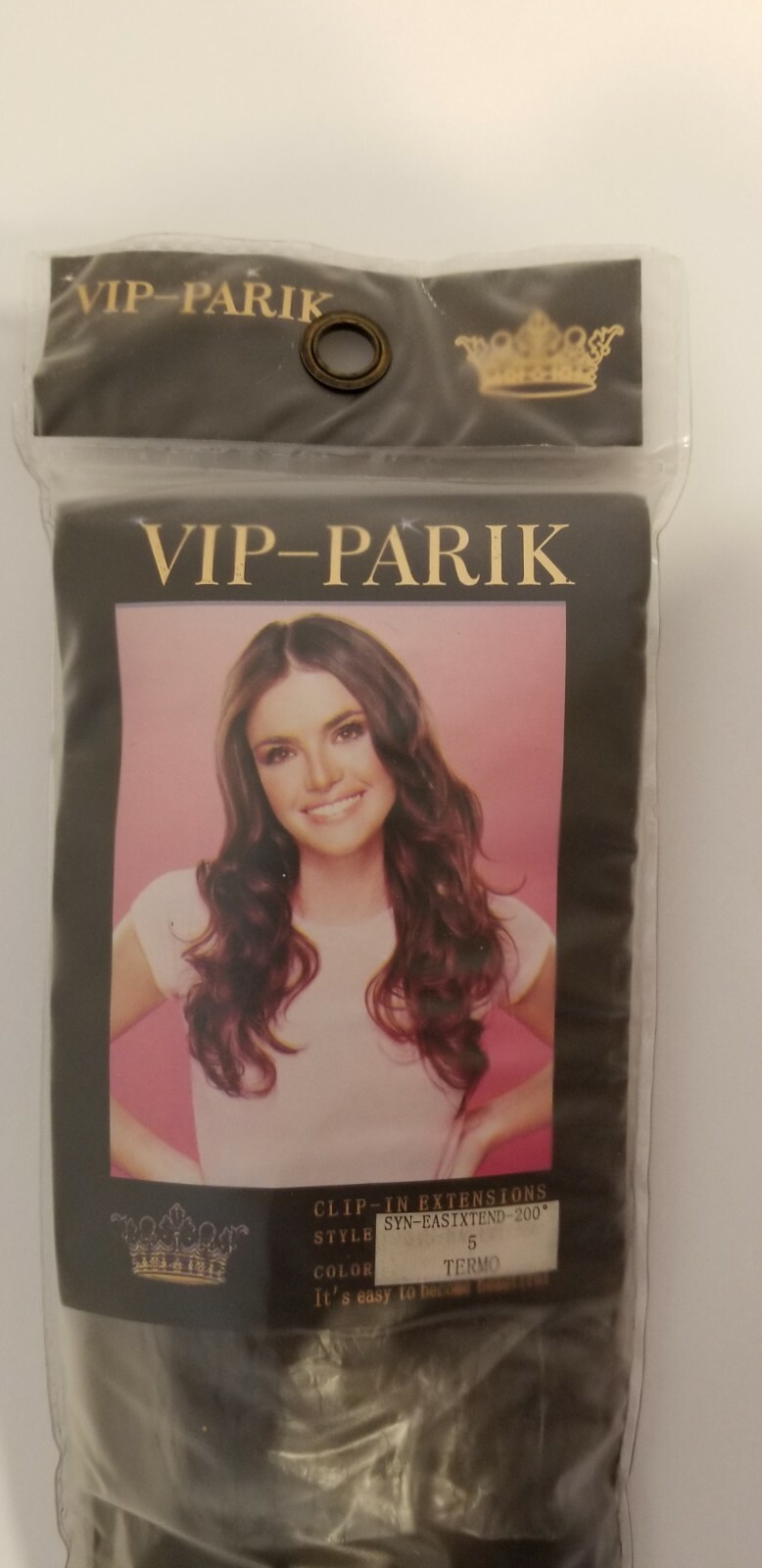 8Pieces Curly Wavy Full Head Hair Extensions Clip In Hairpiece as Human