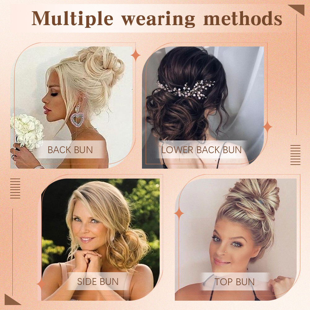 Curly Messy Bun Hair Piece Thick Updo Scrunchie Hair Extensions Real As Human US